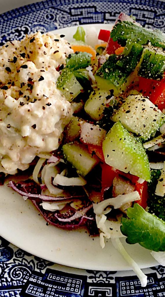 Serve BHL Healthy Tuna Salad with a side of Crunchy Confetti Salad